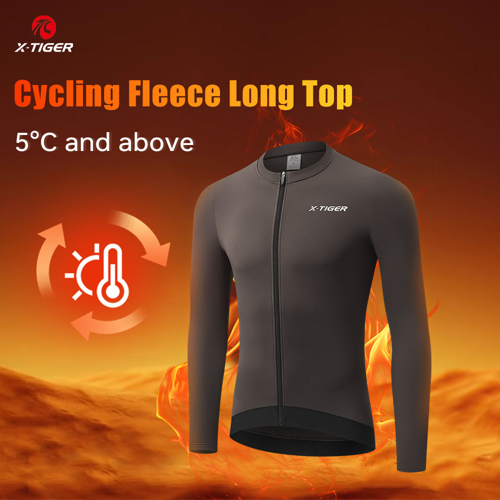 Winter Clothing Options - X-TIGER Men’s Winter Cycling Jersey Thermal