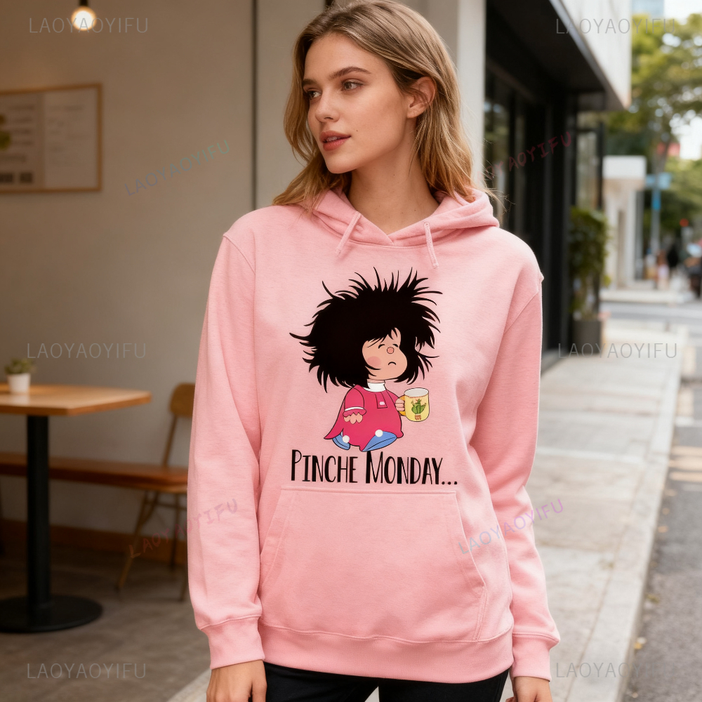 Winter Clothing In Spanish - Pinche Monday Funny Sleepy Mafalda Spanish