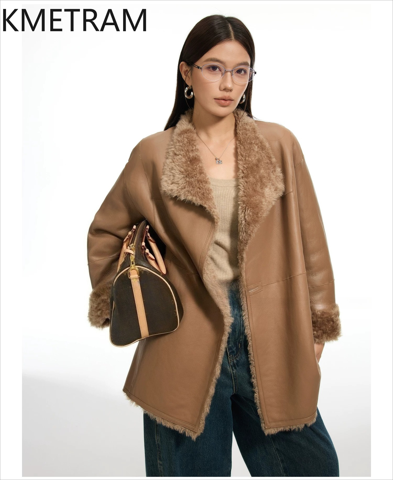 Winter Clothing In Spanish - KMETRAM Natural Spanish Lacon Sheepskin with