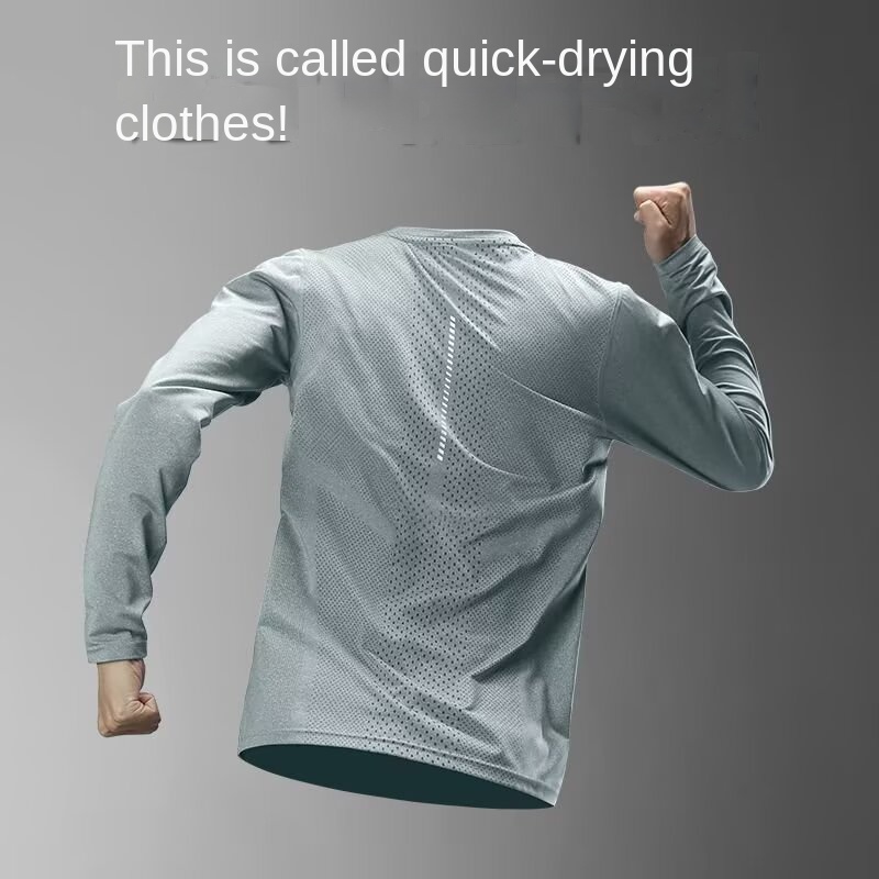 Winter Sun Clothing - Men's Long Sleeve Quick-Dry Sports Top