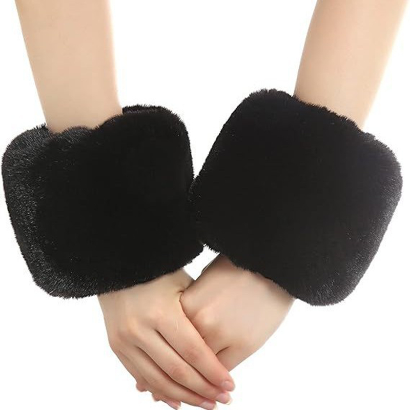 Winter Warm Plush Short Wrist  - Winter Clothing Accessories avaliação e preço