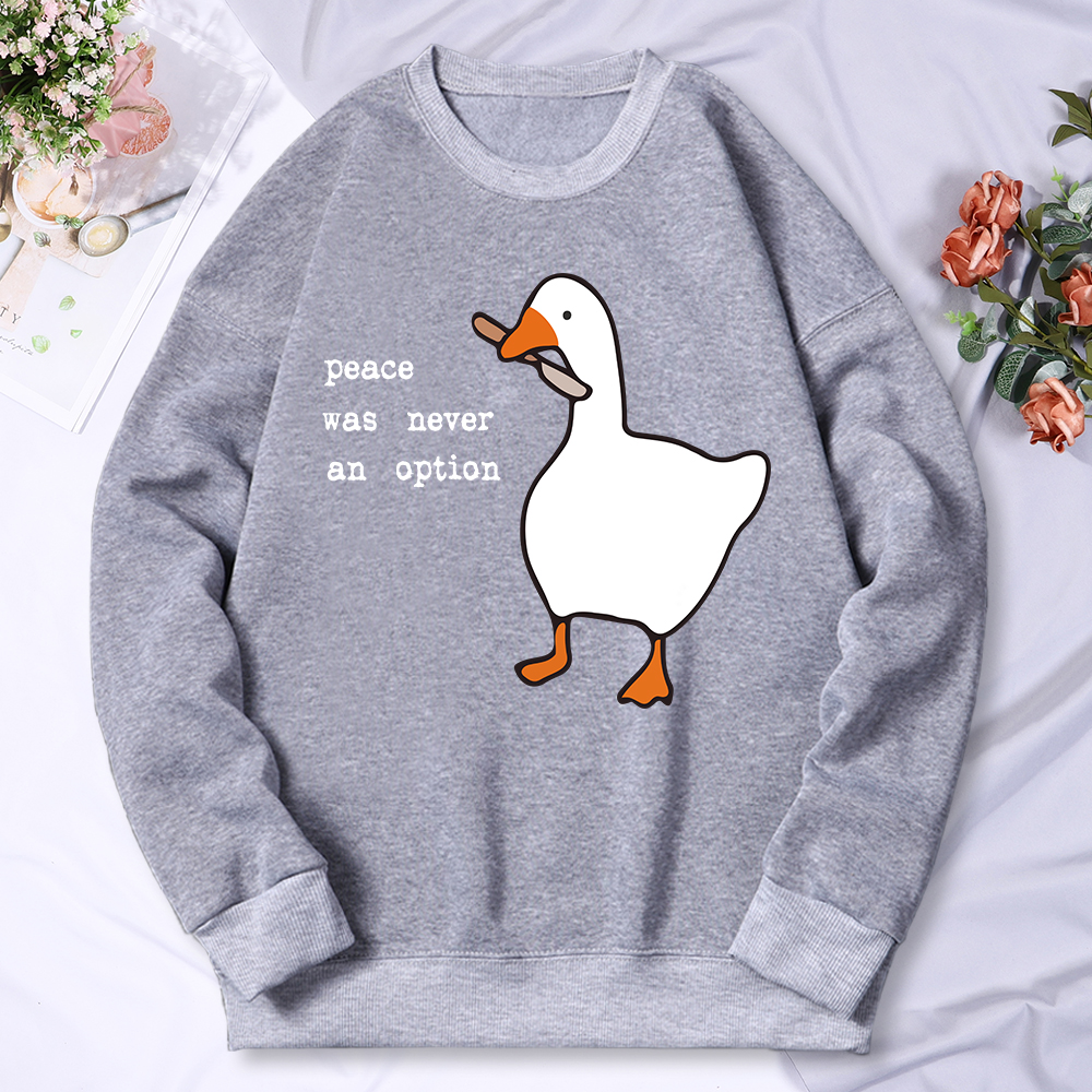 Peace Was Never An Option Goos - Winter Clothing Options avaliação e preço