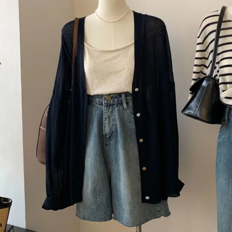 Cardigans Women Baggy Sun-proo - Winter Sun Clothing avaliação e preço