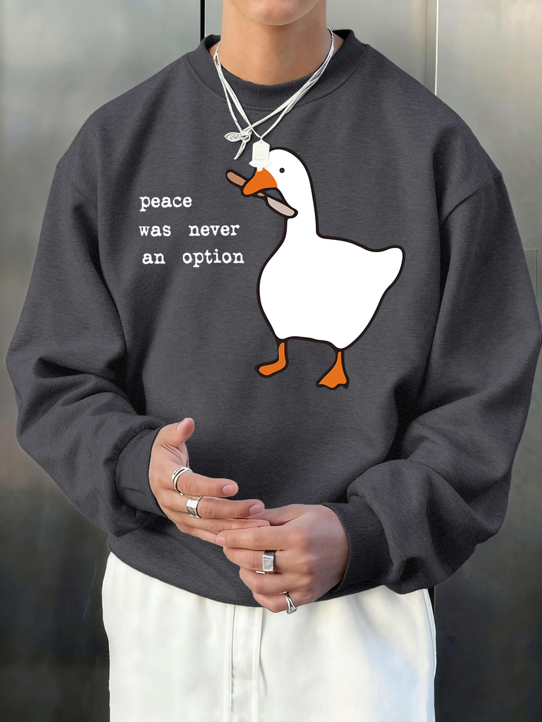 Peace Was Never An Option Duck - Winter Clothing Options avaliação e preço