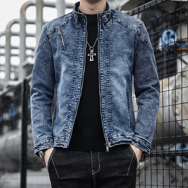 Male Autumn and Winter Retro D - Quality Winter Clothing Bomber Jacket avaliação e preço