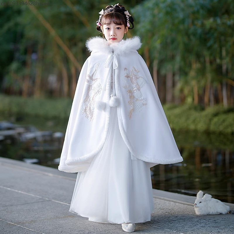 Winter Warm Thick Hanfu Cloak  - Winter Clothing In Spanish avaliação e preço
