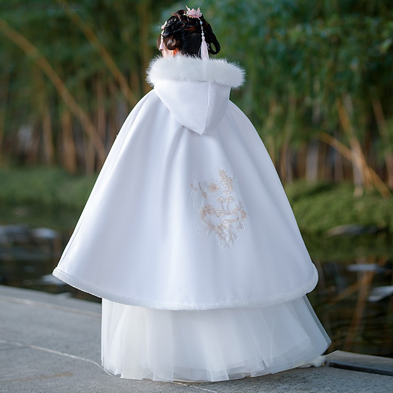 Winter Warm Thick Hanfu Cloak  - Winter Clothing In Spanish avaliação e preço