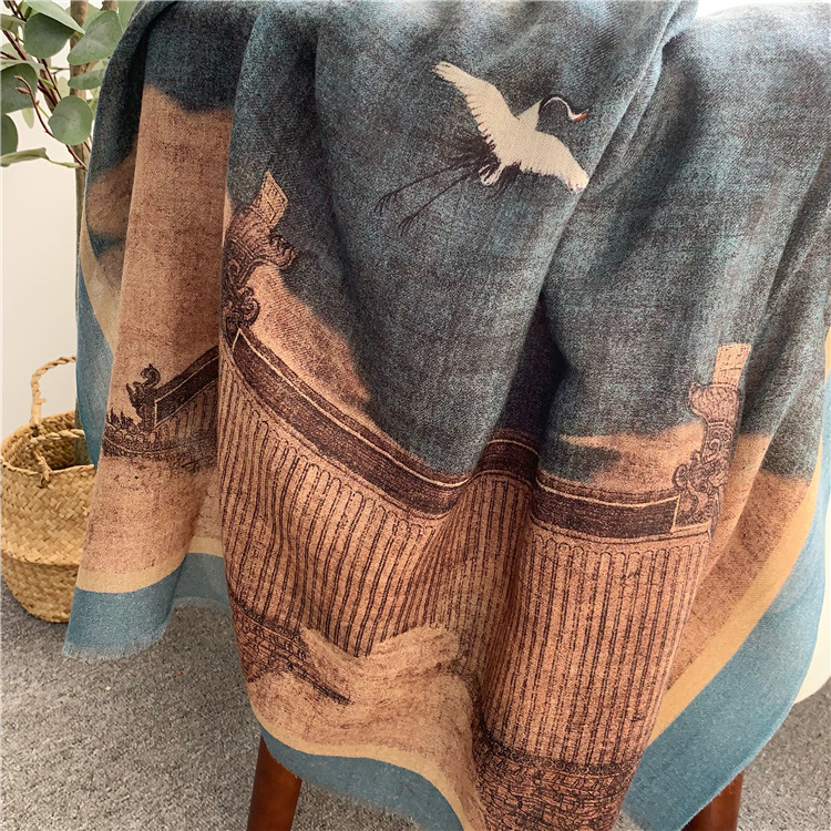 Pure Cashmere Tassels Shawls S - Winter Clothing Accessories avaliação e preço