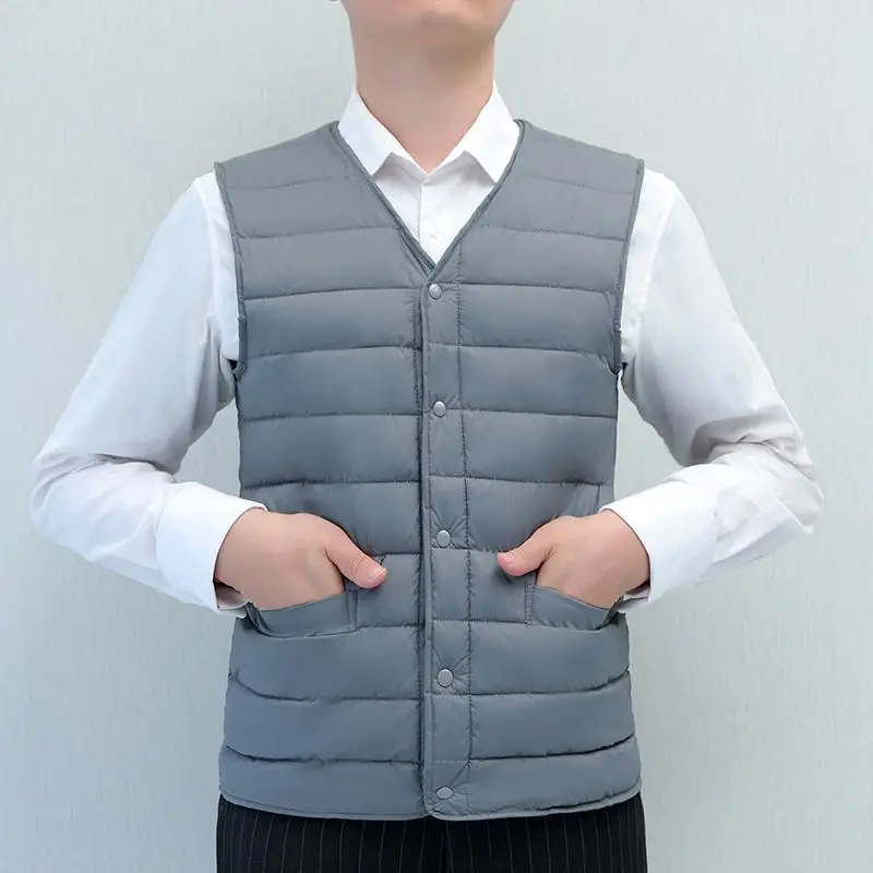 Plus Size Men's Winter Vest Th - Winter Clothing Activity avaliação e preço