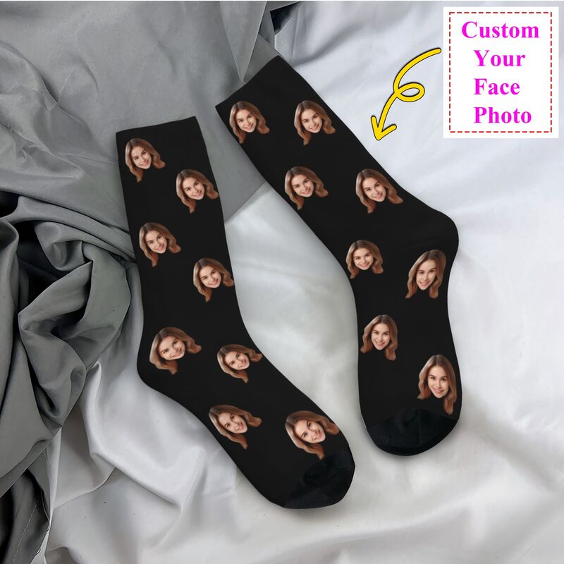 Personalized Custom Face Photo - Winter Clothing For Woman avaliação e preço