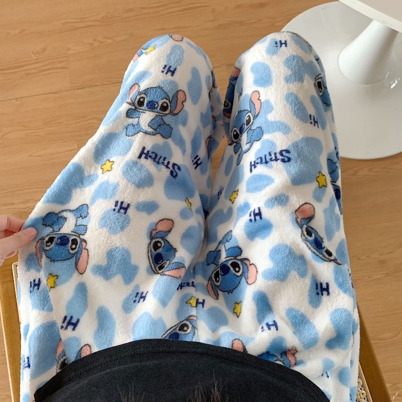 Lilo&Stitch Flannel Pajamas wi - Winter Clothing Accessories avaliação e preço