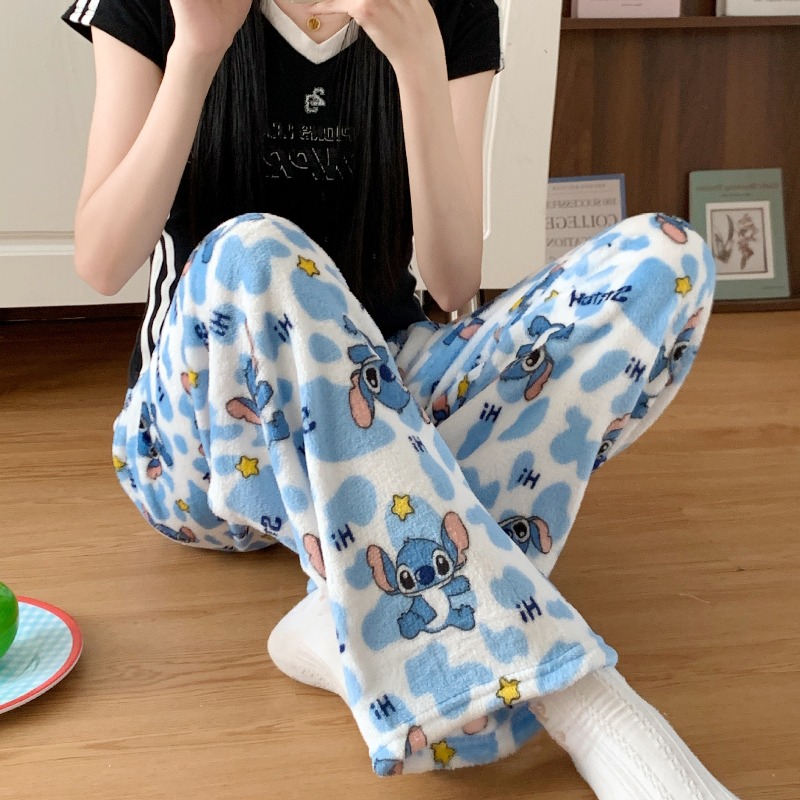 Lilo&Stitch Flannel Pajamas wi - Winter Clothing Accessories avaliação e preço