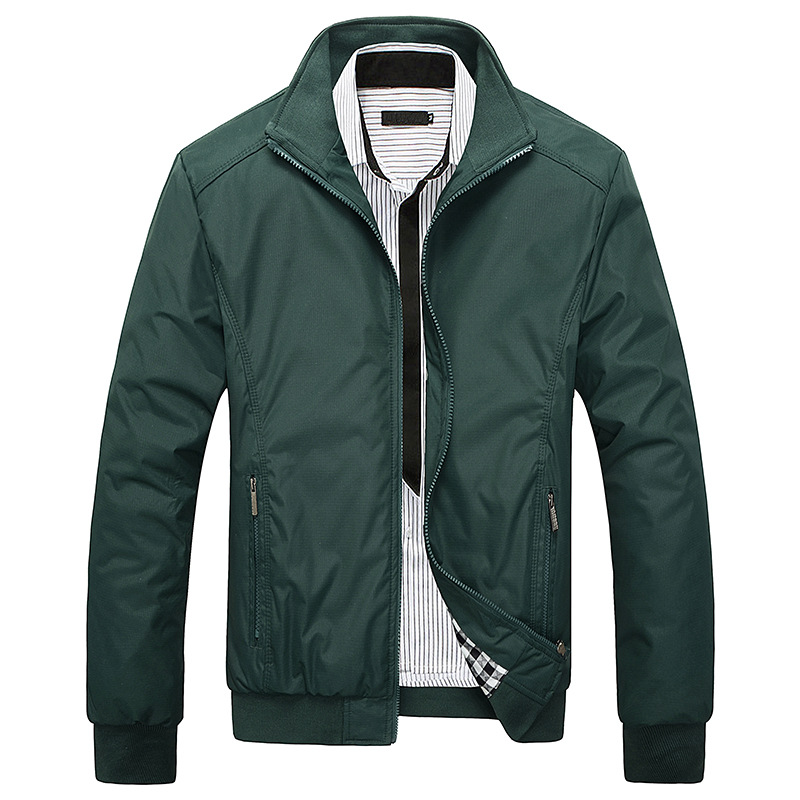 Business Casual Jacket Men New - Quality Winter Clothing Bomber Jacket avaliação e preço
