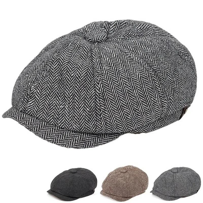 New Men Flat Top Ivy Gatsby Dr - Winter Clothing Accessories avaliação e preço