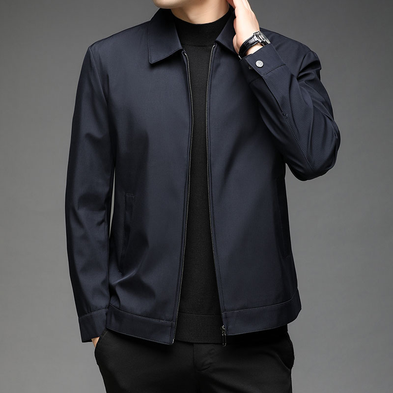 Men High Quality Fashion Busin - Quality Winter Clothing Bomber Jacket avaliação e preço