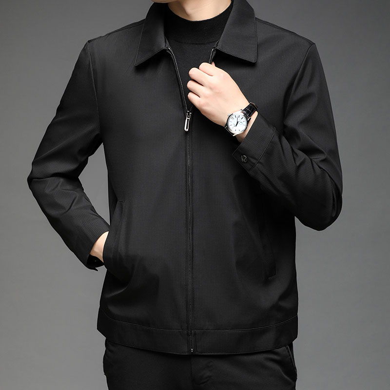 Men High Quality Fashion Busin - Quality Winter Clothing Bomber Jacket avaliação e preço