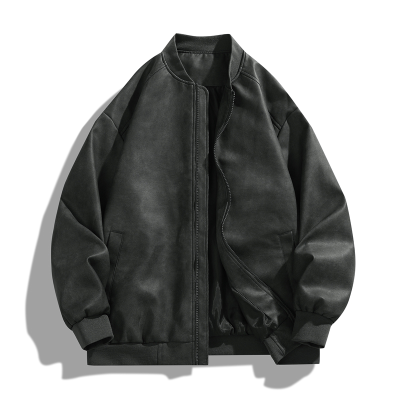 Autumn New High Quality Retro  - Quality Winter Clothing Bomber Jacket avaliação e preço