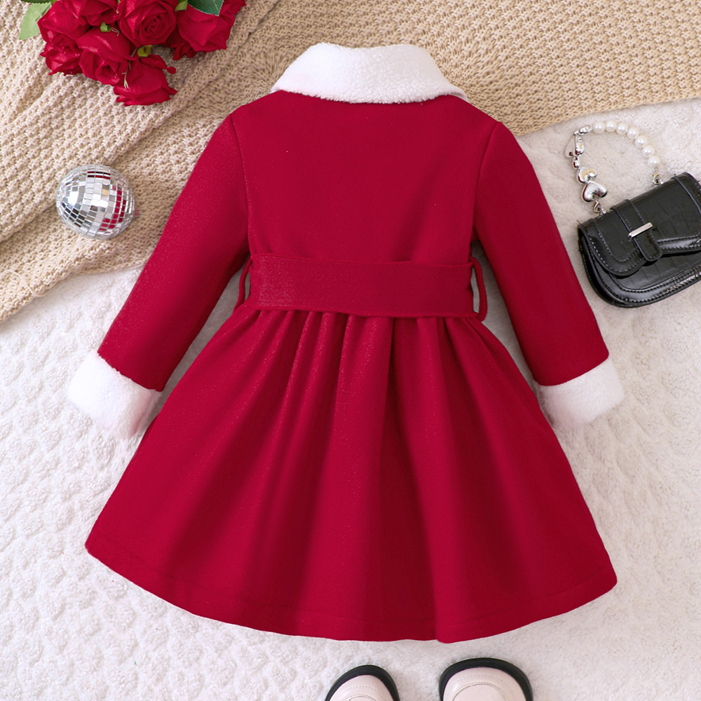 2025 Christmas Baby Girl's Jac - Winter Clothing Activity avaliação e preço