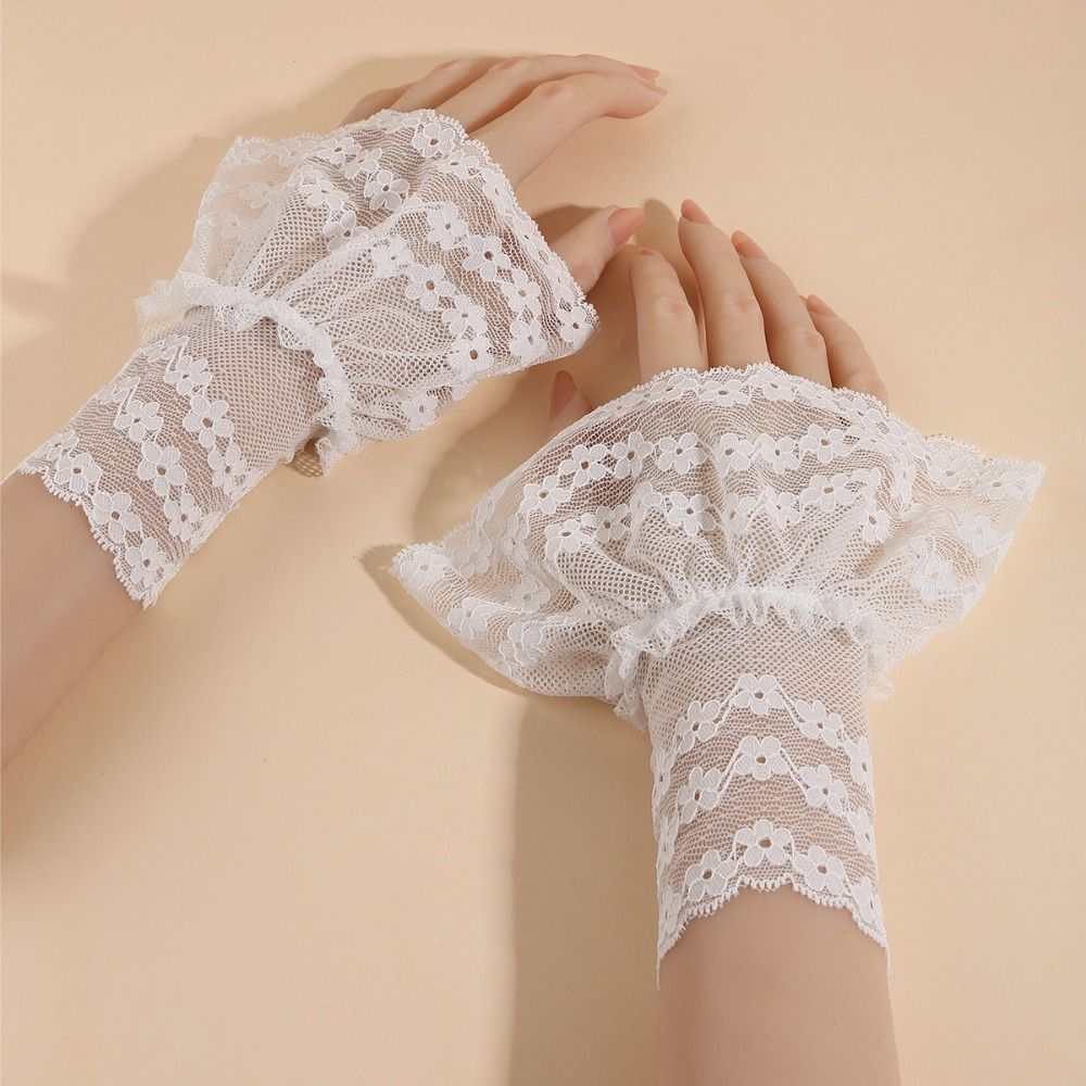 New Embroidery Fake Cuff Detac - Winter Clothing Accessories avaliação e preço