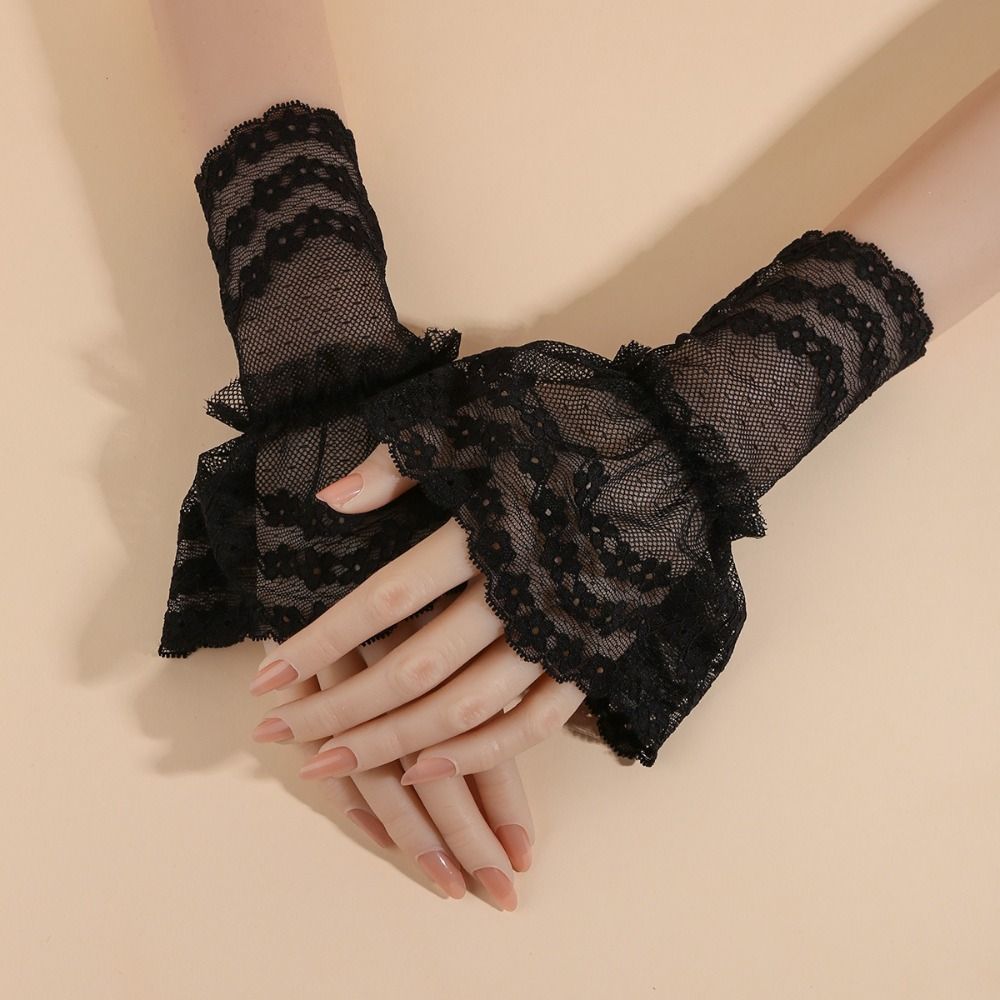 New Embroidery Fake Cuff Detac - Winter Clothing Accessories avaliação e preço