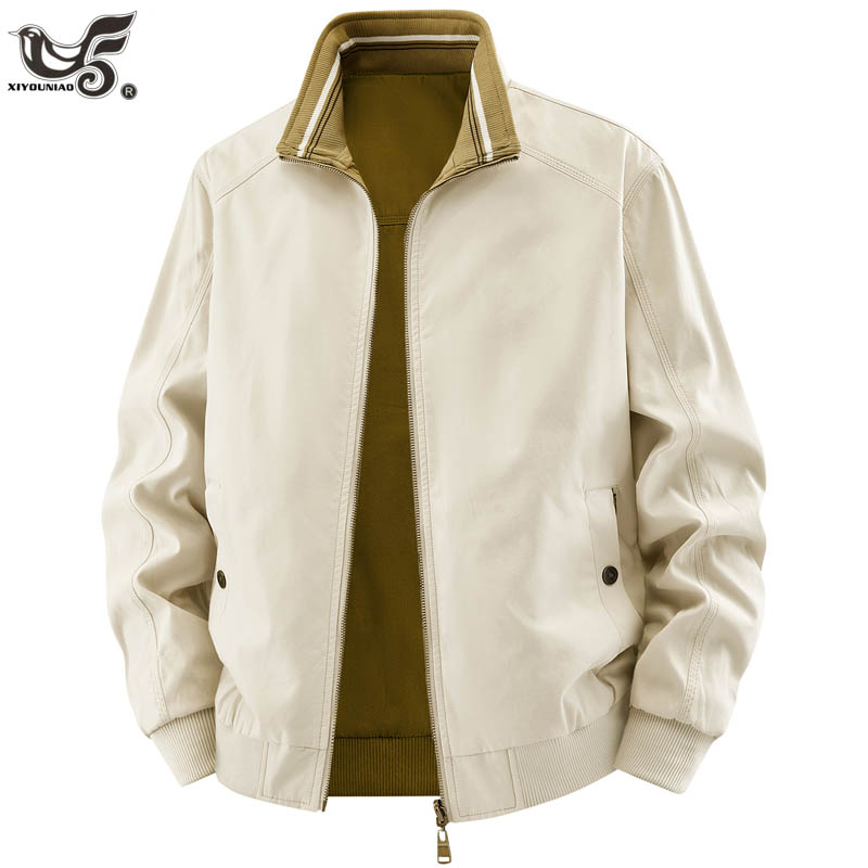 High Quality Reversible Jacket - Quality Winter Clothing Bomber Jacket avaliação e preço
