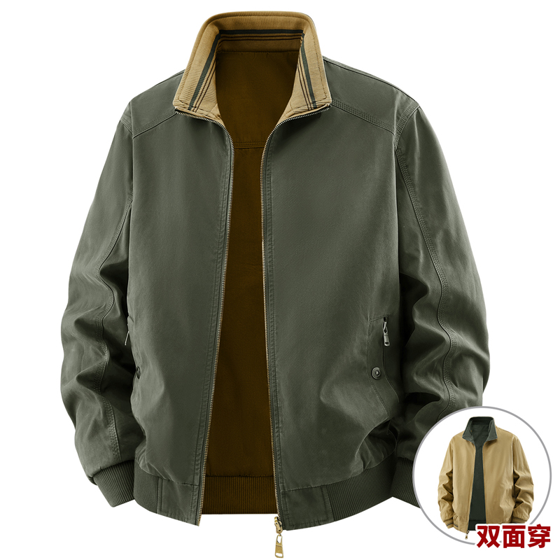 High Quality Reversible Jacket - Quality Winter Clothing Bomber Jacket avaliação e preço