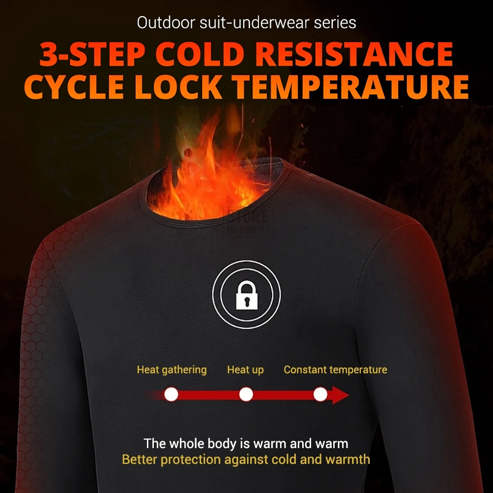 New 52 Areas Heated Underwear  - Winter Clothing Accessories avaliação e preço
