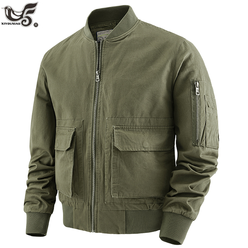 High Quality 100% Cotton Winte - Quality Winter Clothing Bomber Jacket avaliação e preço