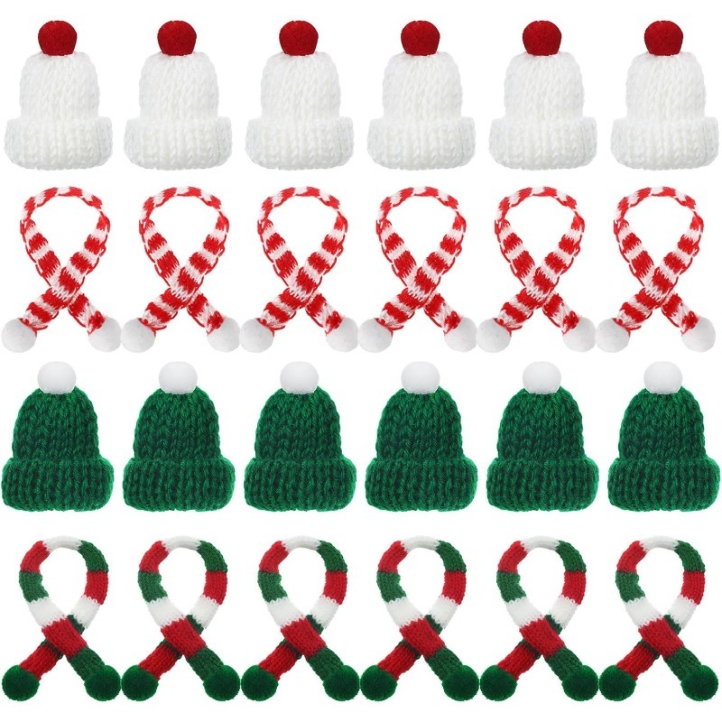 5/10Pcs Christmas Decoration M - Winter Clothing Accessories avaliação e preço