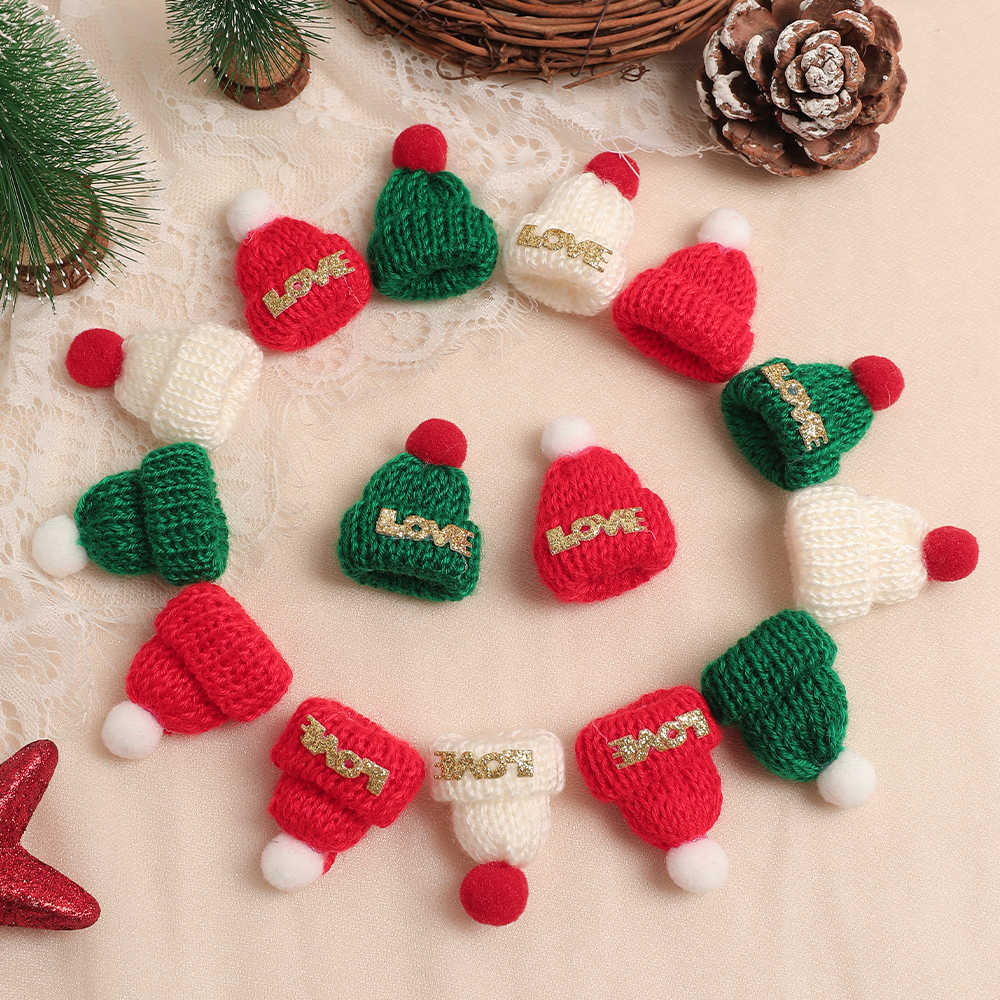 5/10Pcs Christmas Decoration M - Winter Clothing Accessories avaliação e preço