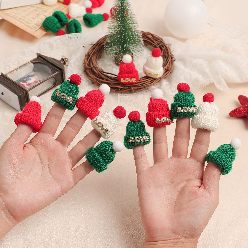 5/10Pcs Christmas Decoration M - Winter Clothing Accessories avaliação e preço