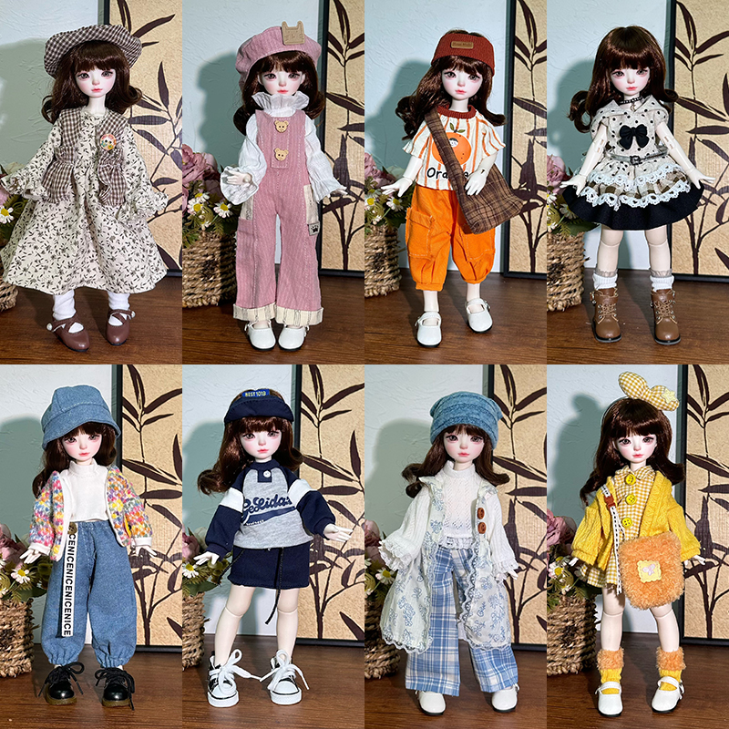 30cm BJD Doll Clothes for Girl - Winter Cloth avaliação e preço