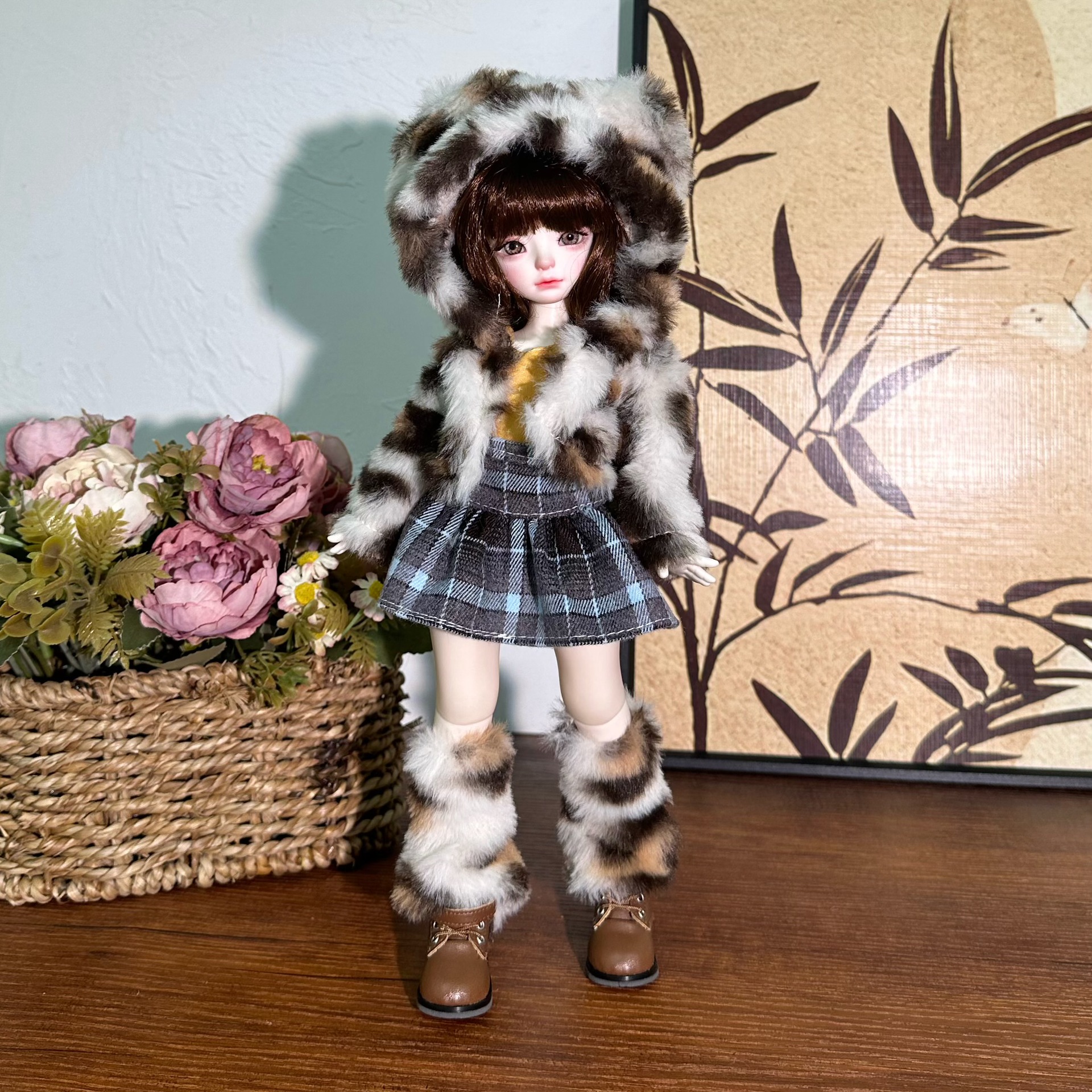 30cm BJD Doll Clothes for Girl - Winter Cloth avaliação e preço