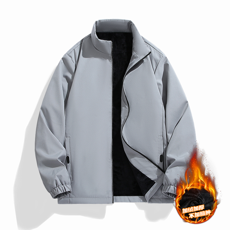 Spring Autumn Men's Fleece Tur - Quality Winter Clothing Bomber Jacket avaliação e preço