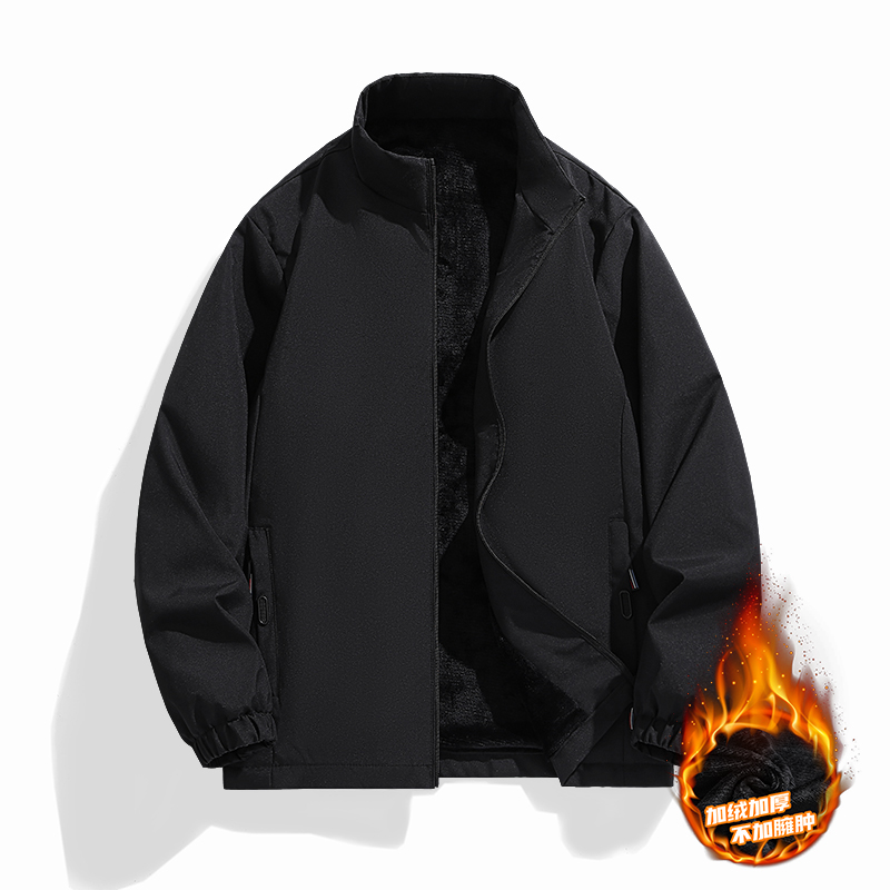 Spring Autumn Men's Fleece Tur - Quality Winter Clothing Bomber Jacket avaliação e preço