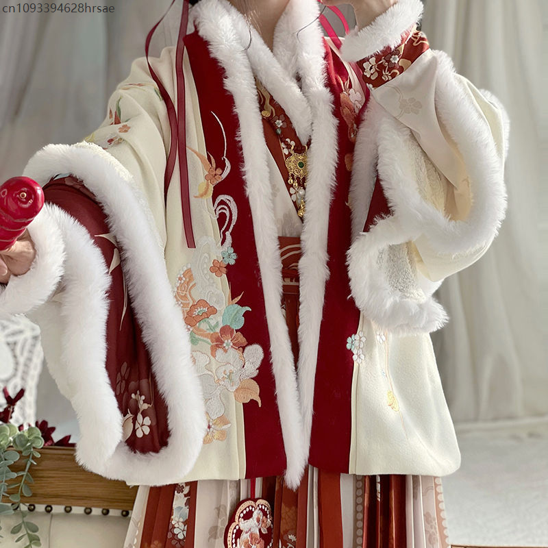 Hanfu Women's Winter New Year  - Winter Clothing In Spanish avaliação e preço