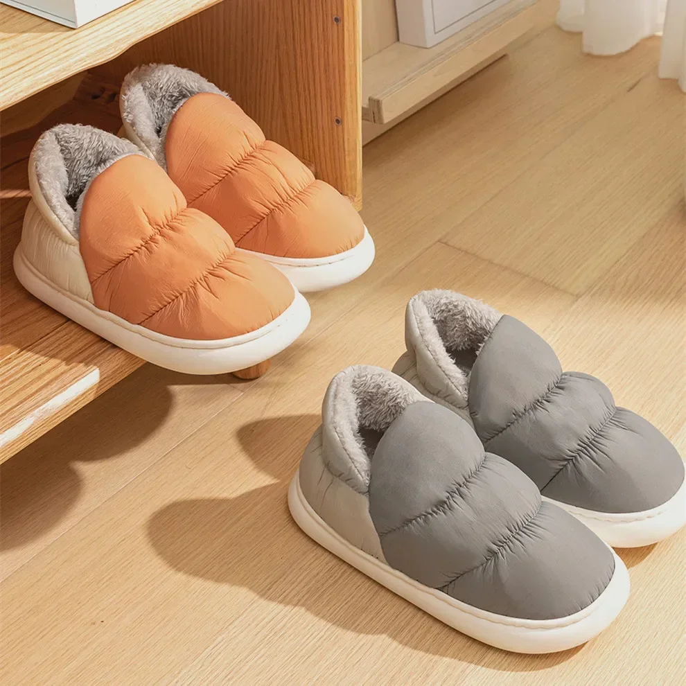 Women Men Slippers Winter Down - Winter Cloth avaliação e preço