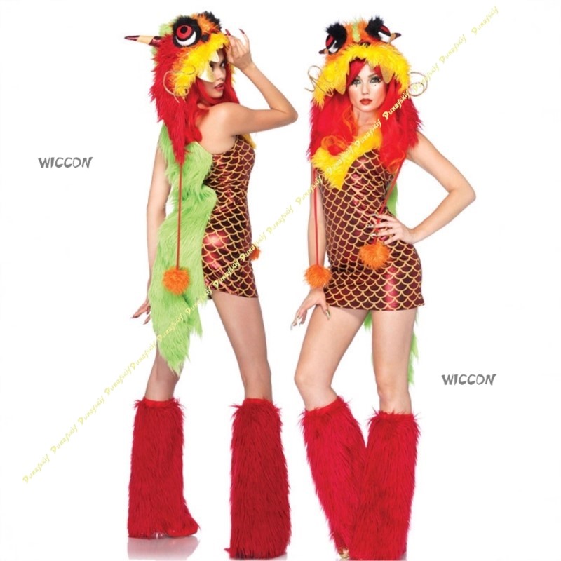 Big Bad Wolf Cat Cosplay Costu - Winter Cloth avaliação e preço
