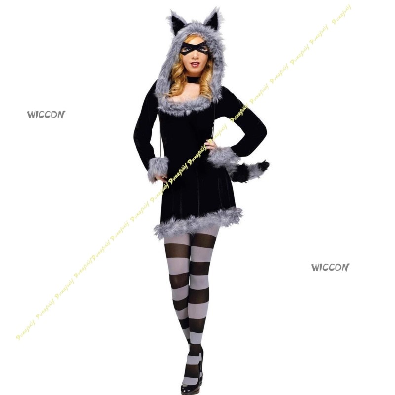 Big Bad Wolf Cat Cosplay Costu - Winter Cloth avaliação e preço