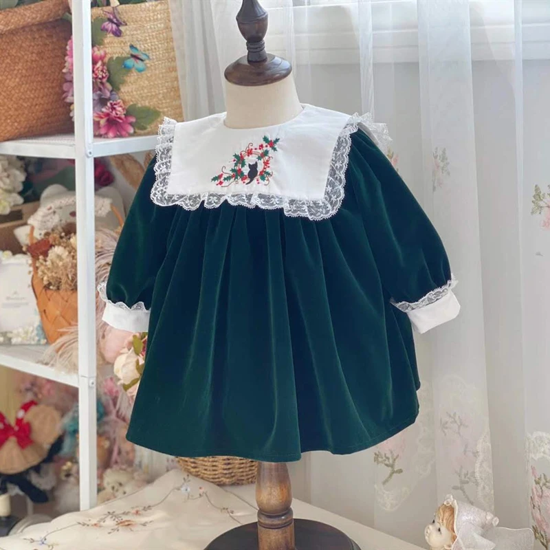 Winter Spanish Children Dress  - Winter Clothing In Spanish avaliação e preço