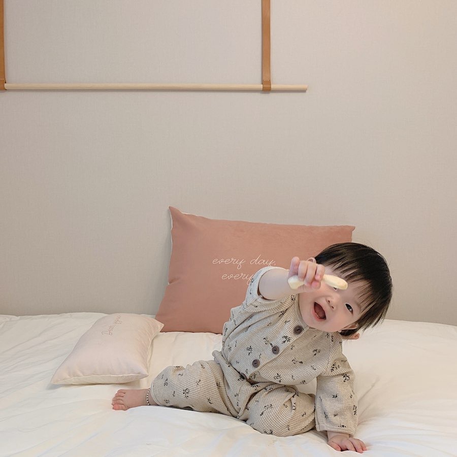Baby Pajamas Floral Solid Colo - Winter Clothing Activity avaliação e preço