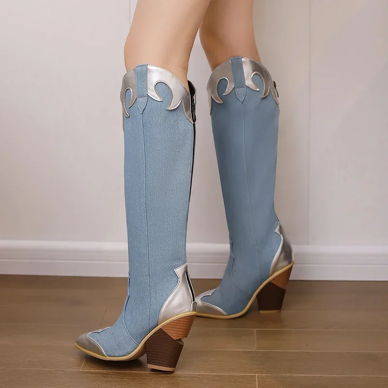 Big Size Western Women Knee Hi - Winter Clothing For Woman avaliação e preço