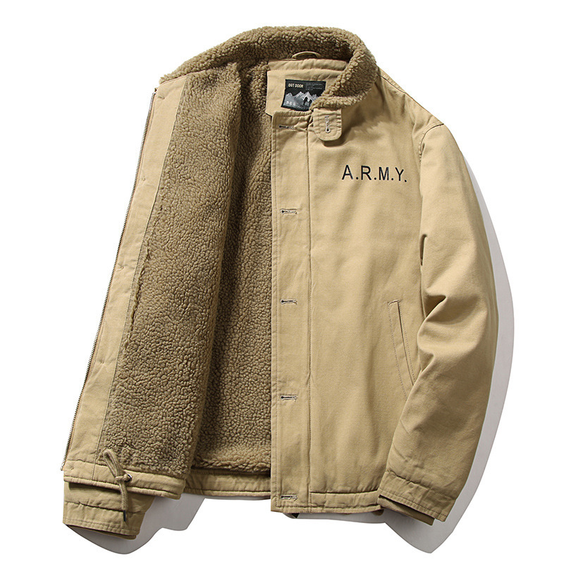 Men Fleece Winter Jackets Warm - Quality Winter Clothing Bomber Jacket avaliação e preço