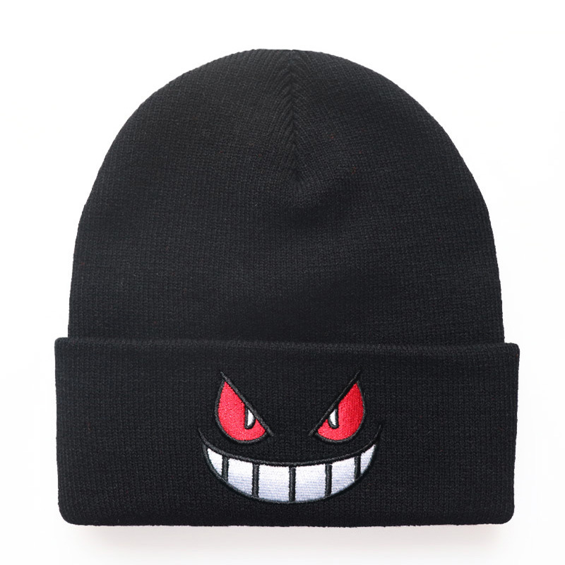Pokemon Gengar Embroidery Knit - Winter Clothing Accessories avaliação e preço