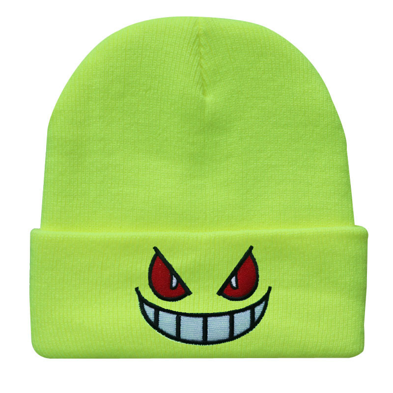 Pokemon Gengar Embroidery Knit - Winter Clothing Accessories avaliação e preço