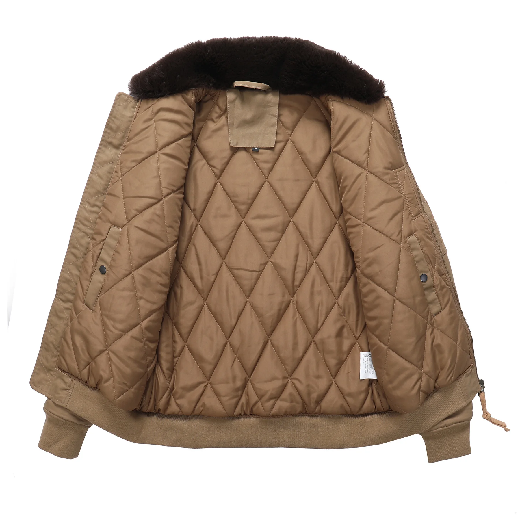 New Winter Men Bomber Jackets  - Quality Winter Clothing Bomber Jacket avaliação e preço