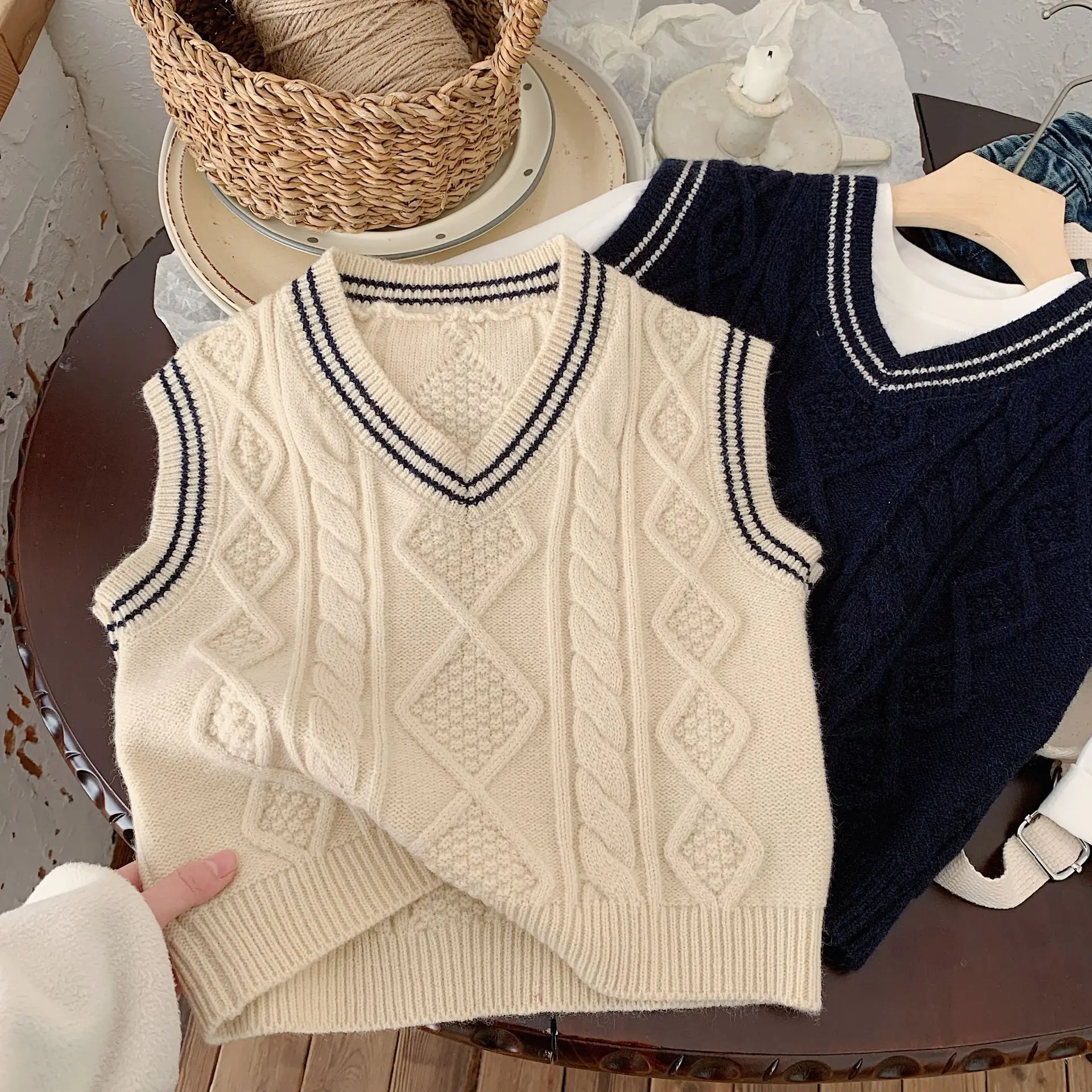Children's Vest Autumn Baby Ki - Winter Clothing Activity avaliação e preço