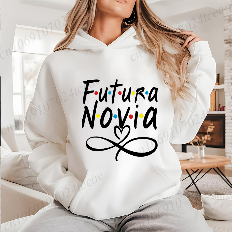 La Novia Graphic Hoodie for No - Winter Clothing In Spanish avaliação e preço