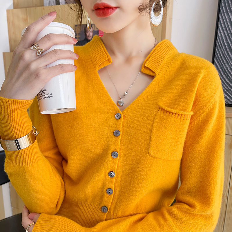 100% Merino Wool Button-Down F - Winter Clothing Options avaliação e preço
