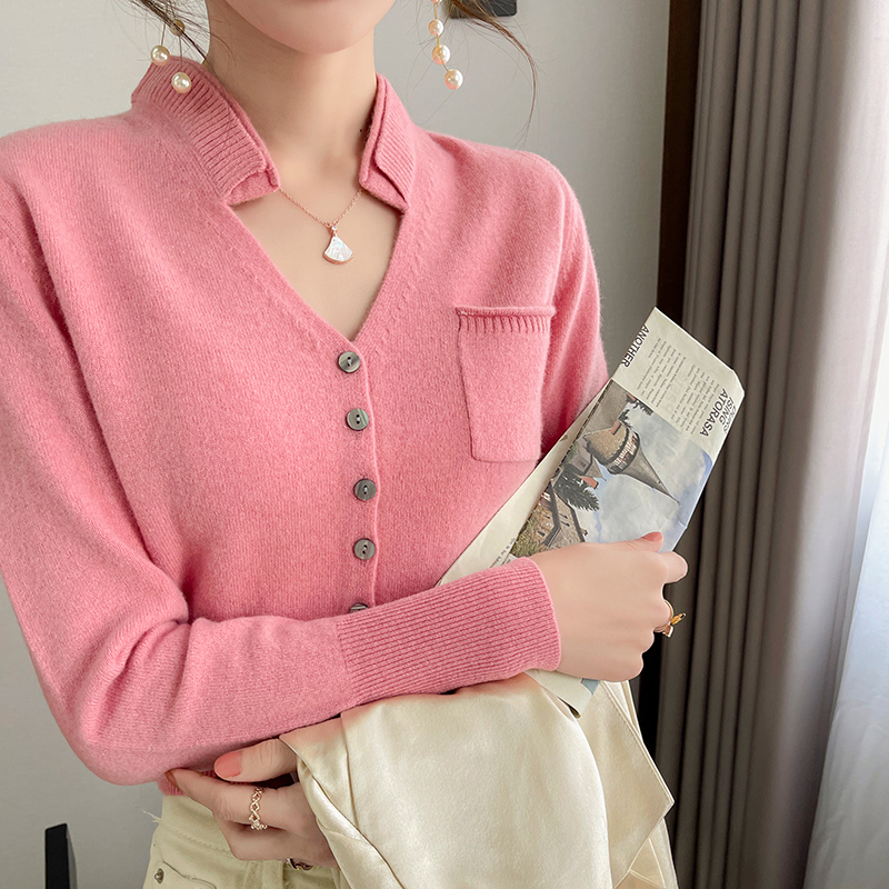 100% Merino Wool Button-Down F - Winter Clothing Options avaliação e preço